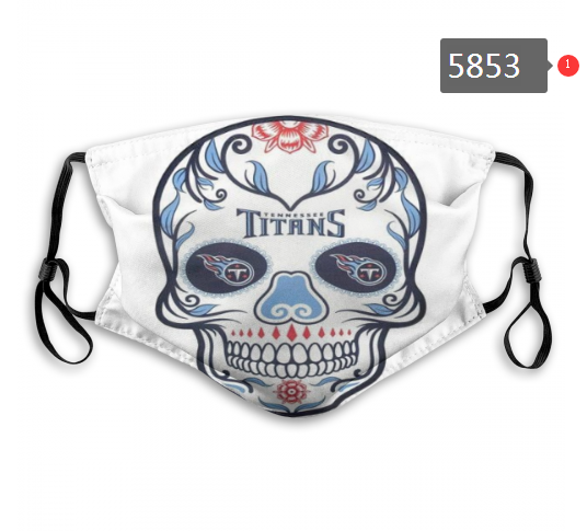 2020 NFL Tennessee Titans #3 Dust mask with filter->nfl dust mask->Sports Accessory
